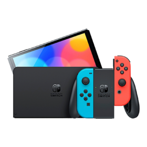 کنسول بازی نینتندو مدل Switch Neon Blue and Neon Red Joy-Con OLED